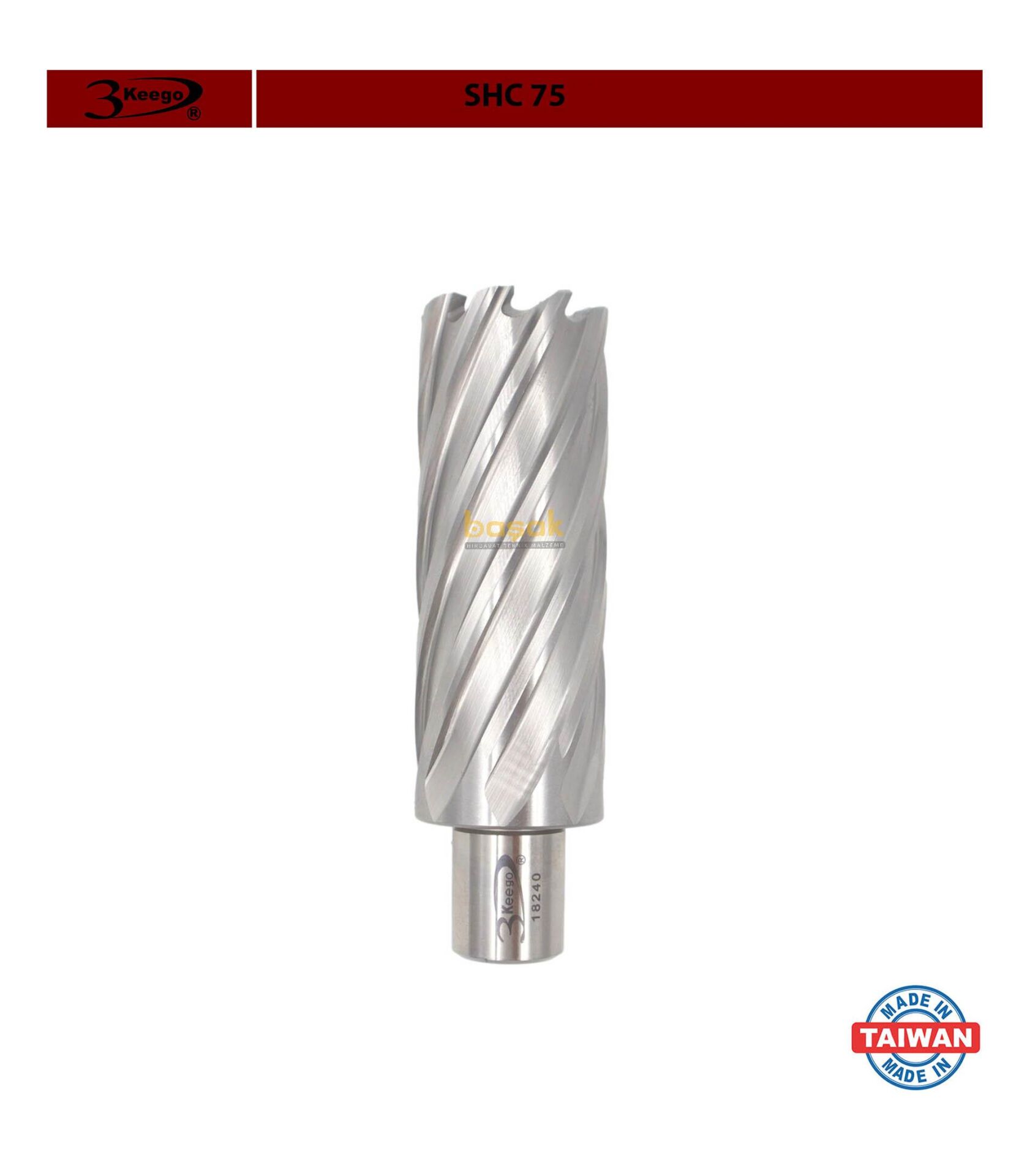 3Keego 32 x 75 mm HSS Uzun Manyetik Matkap Ucu SHC75
