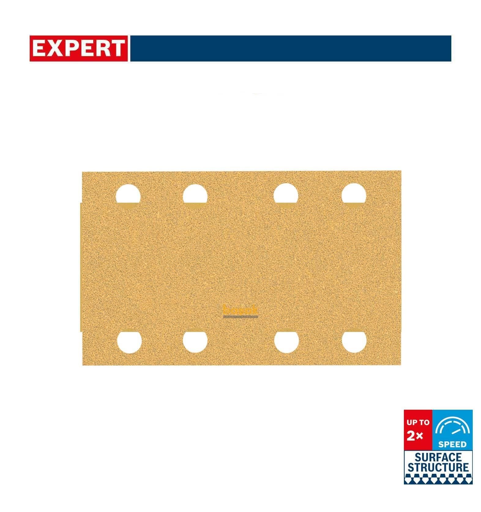 Bosch Expert C470 80 x 133 mm 10'lu 60 Kum Zımpara Kağıdı 2608900878