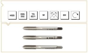 MTE M16x1 İnce Diş El Kılavuzu 2’li Takım HSS DIN 2181