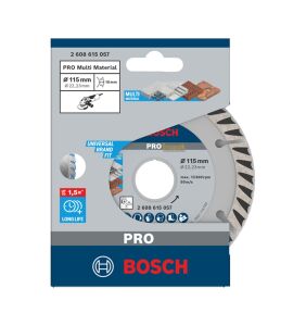 Bosch 115mm Genel Yapı Malzemeleri İçin Elmas Kesme Testeresi 2608615057