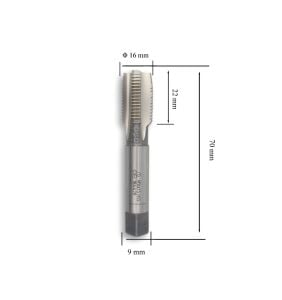 MTE M16x1,5 İnce Diş El Kılavuzu 2’li Takım HSS DIN 2181