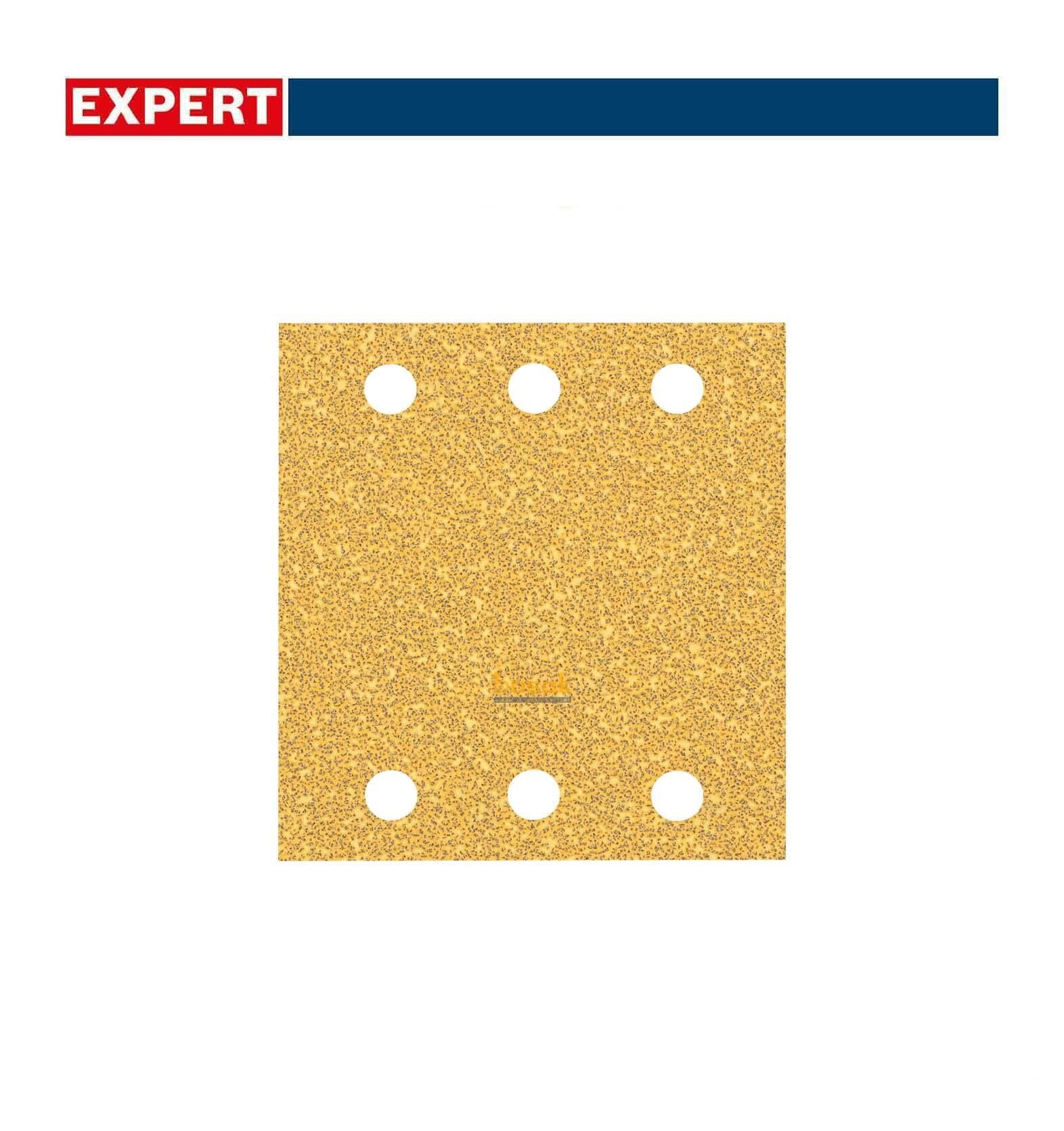 Bosch Expert C470 115x107 mm 180 kum 10'lu Zımpara Kağıdı 6 Delikli 2608900894