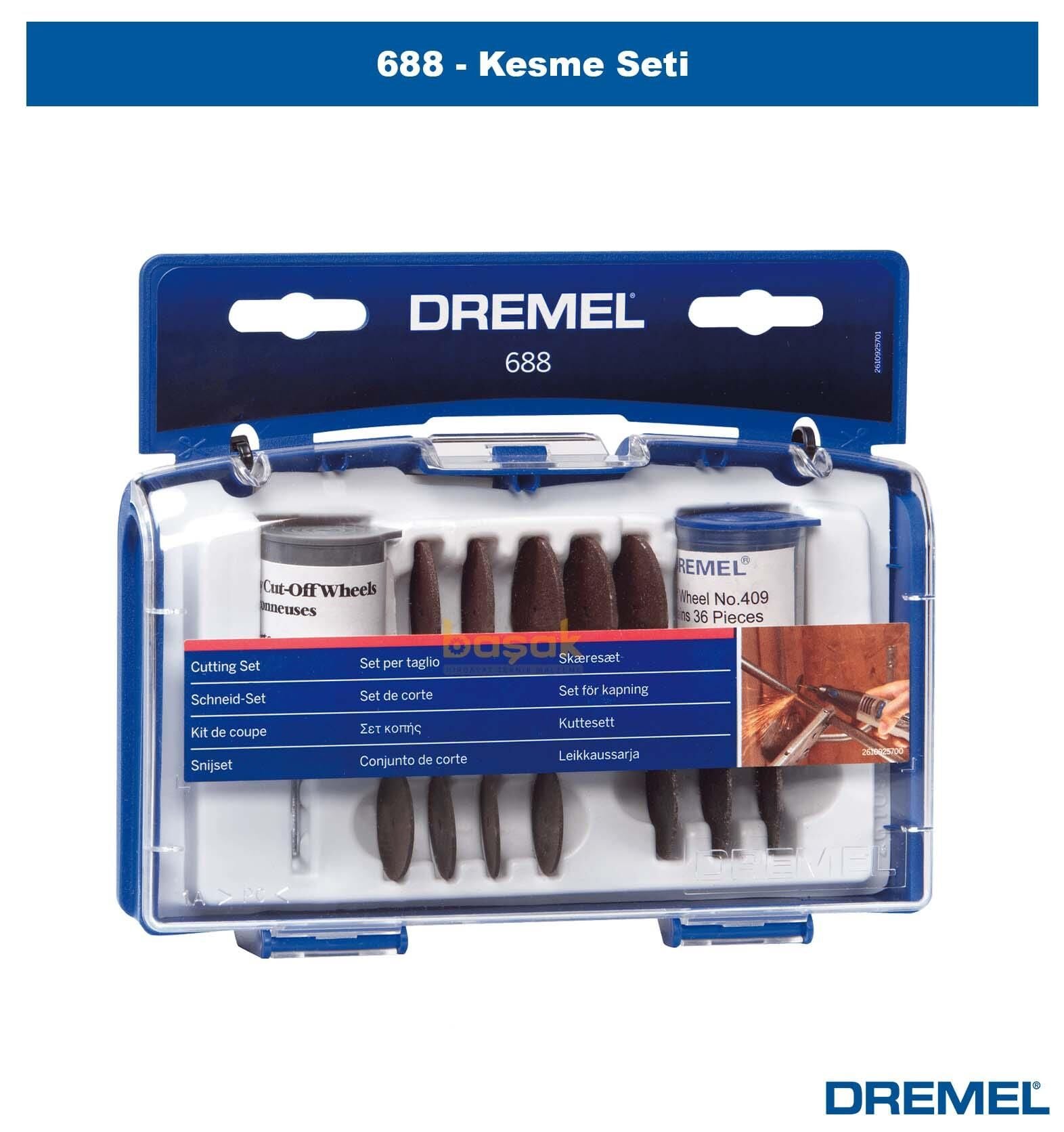 DREMEL 688 Kesme Aksesuar seti 68 Parça