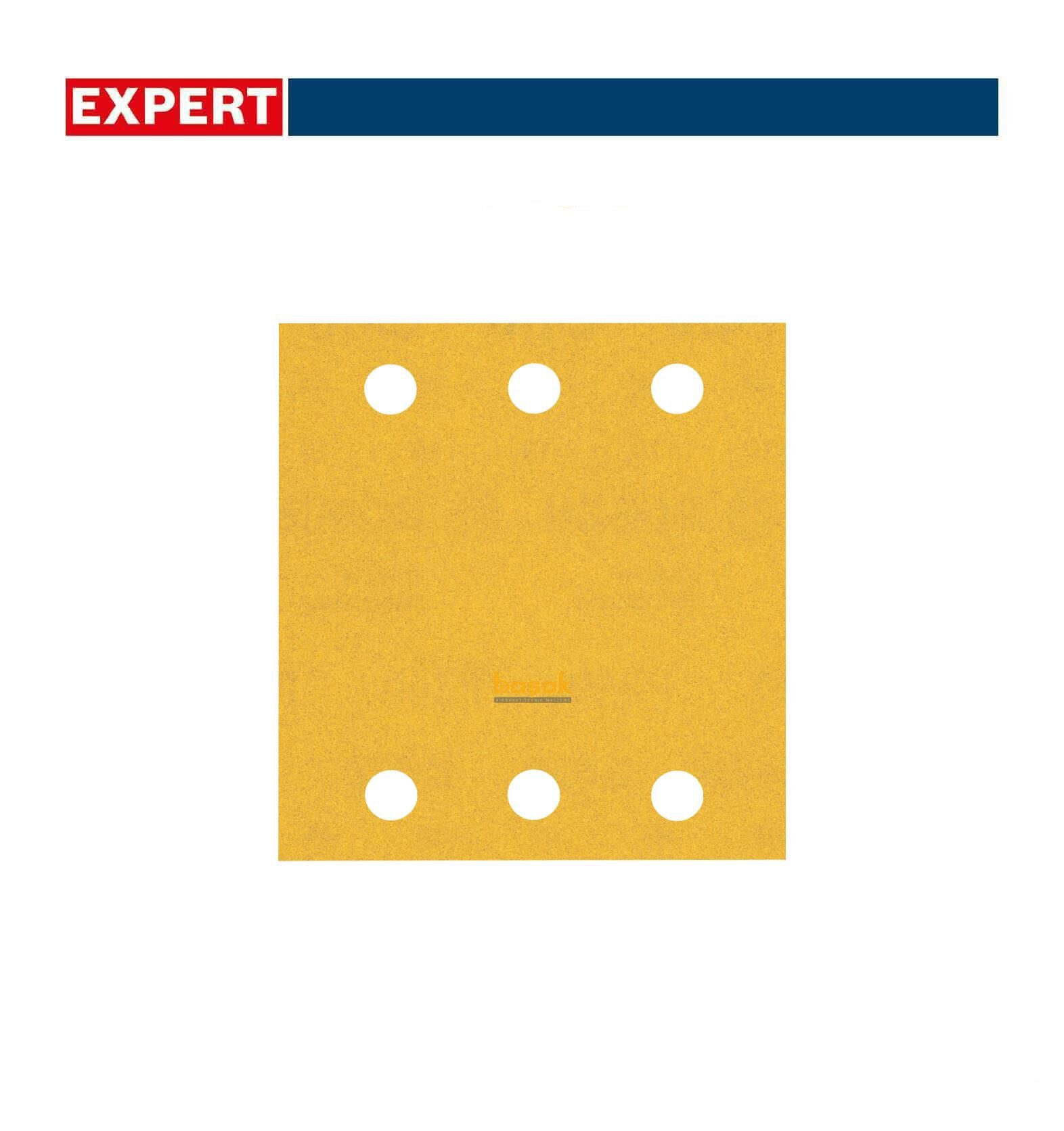 Bosch Expert C470 115x107 mm 240 kum 10'lu Zımpara Kağıdı 6 Delikli 2608900895