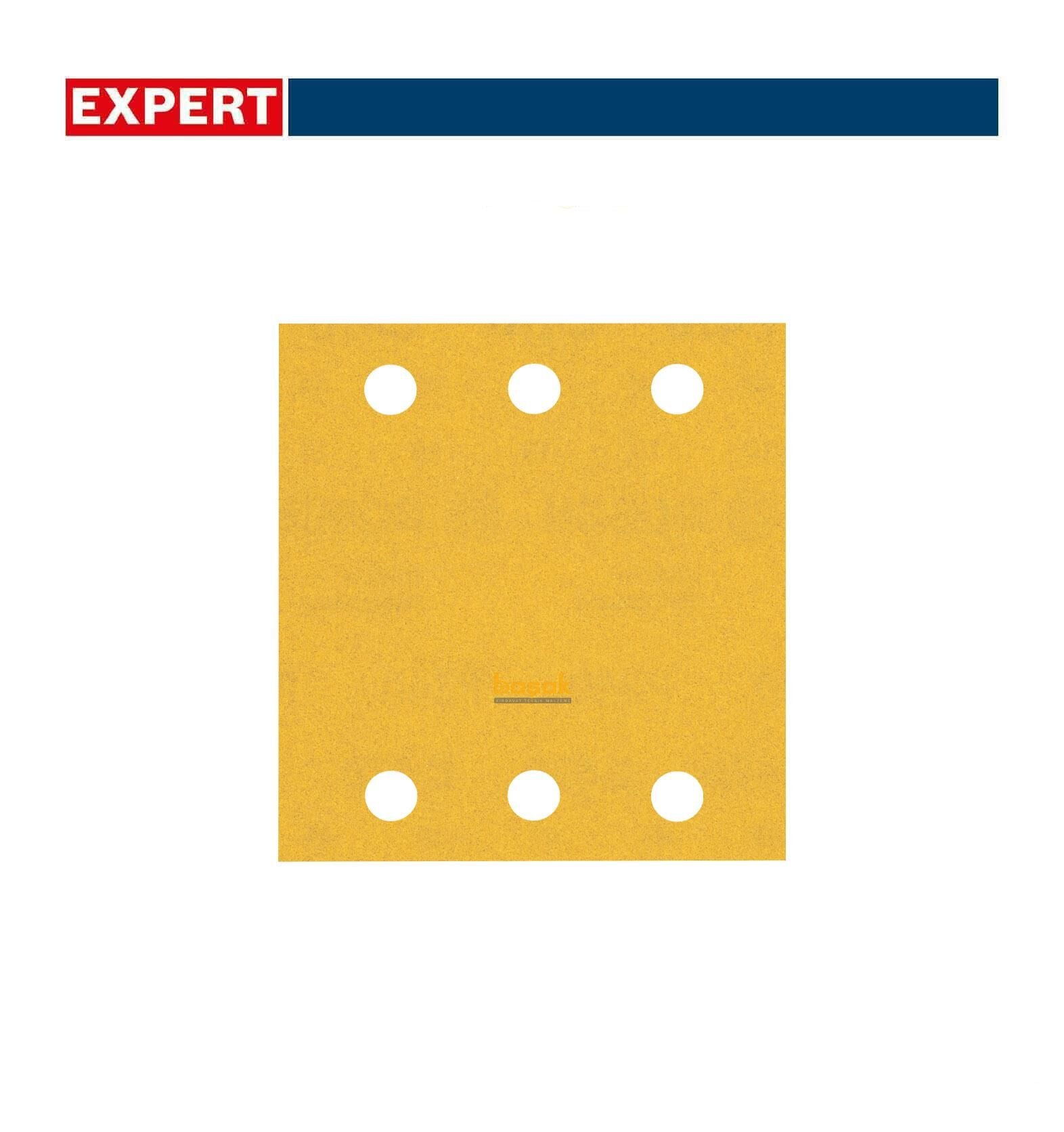 Bosch Expert C470 115x107 mm 240 kum 10'lu Zımpara Kağıdı 6 Delikli 2608900895