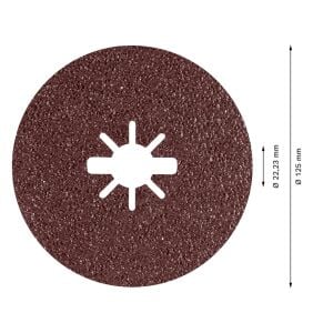 Bosch R781 Expert 125 mm 36 kum Metal Disk Zımpara 5'li 2608621782