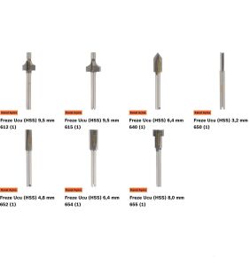 DREMEL 660 7 Parça Çok Amaçlı Freze Ucu Seti