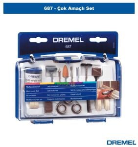 DREMEL 687 52 Parçalı Çok amaçlı set