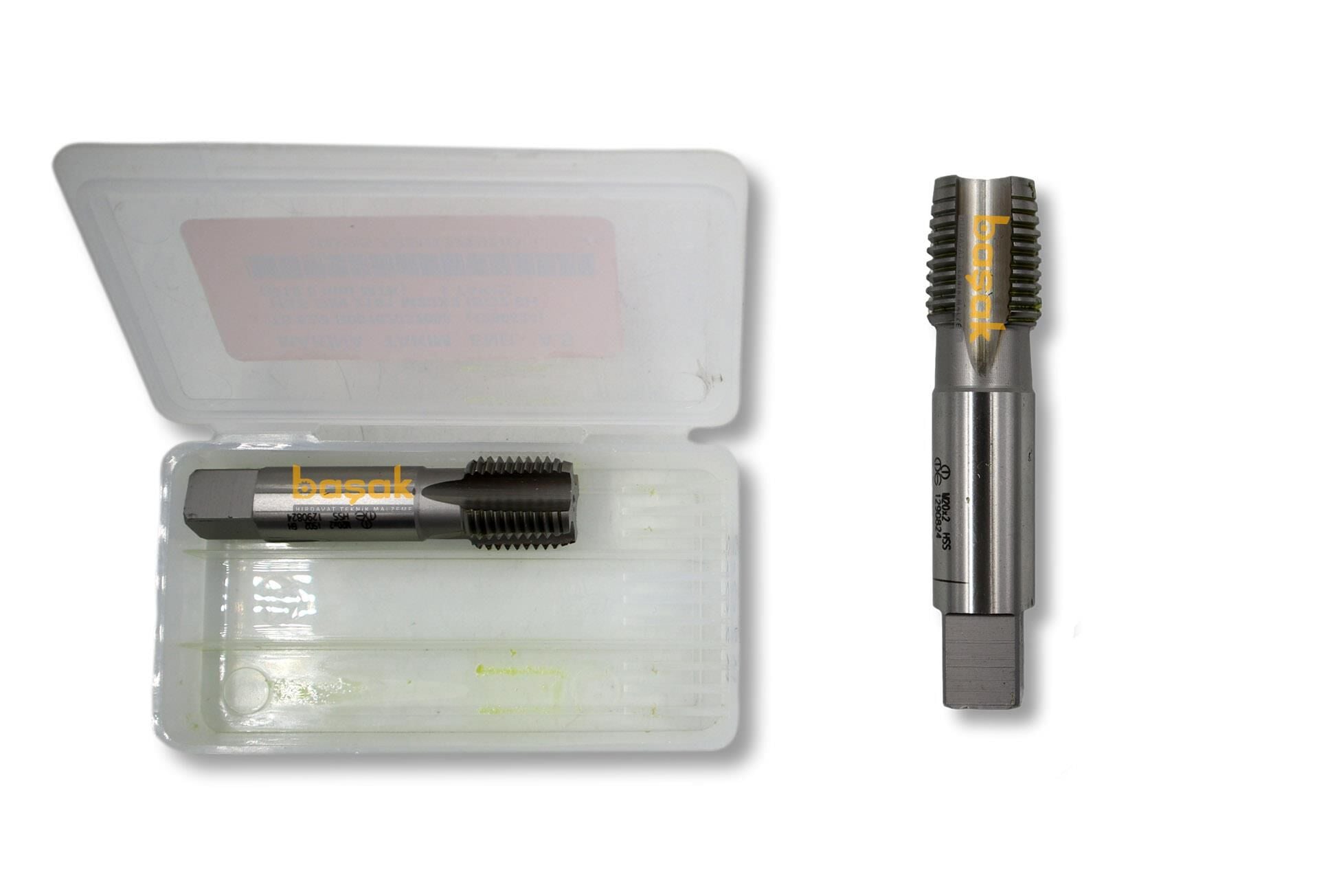 MTE M20x2 İnce Diş El Kılavuzu 2’li Takım HSS DIN 2181