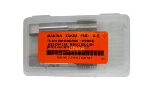 MTE M20x2 İnce Diş El Kılavuzu 2’li Takım HSS DIN 2181