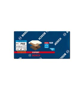 Bosch Expert C470 125 mm 60 kum Çok Delikli Zımpara Kağıdı 50'li 2608901125
