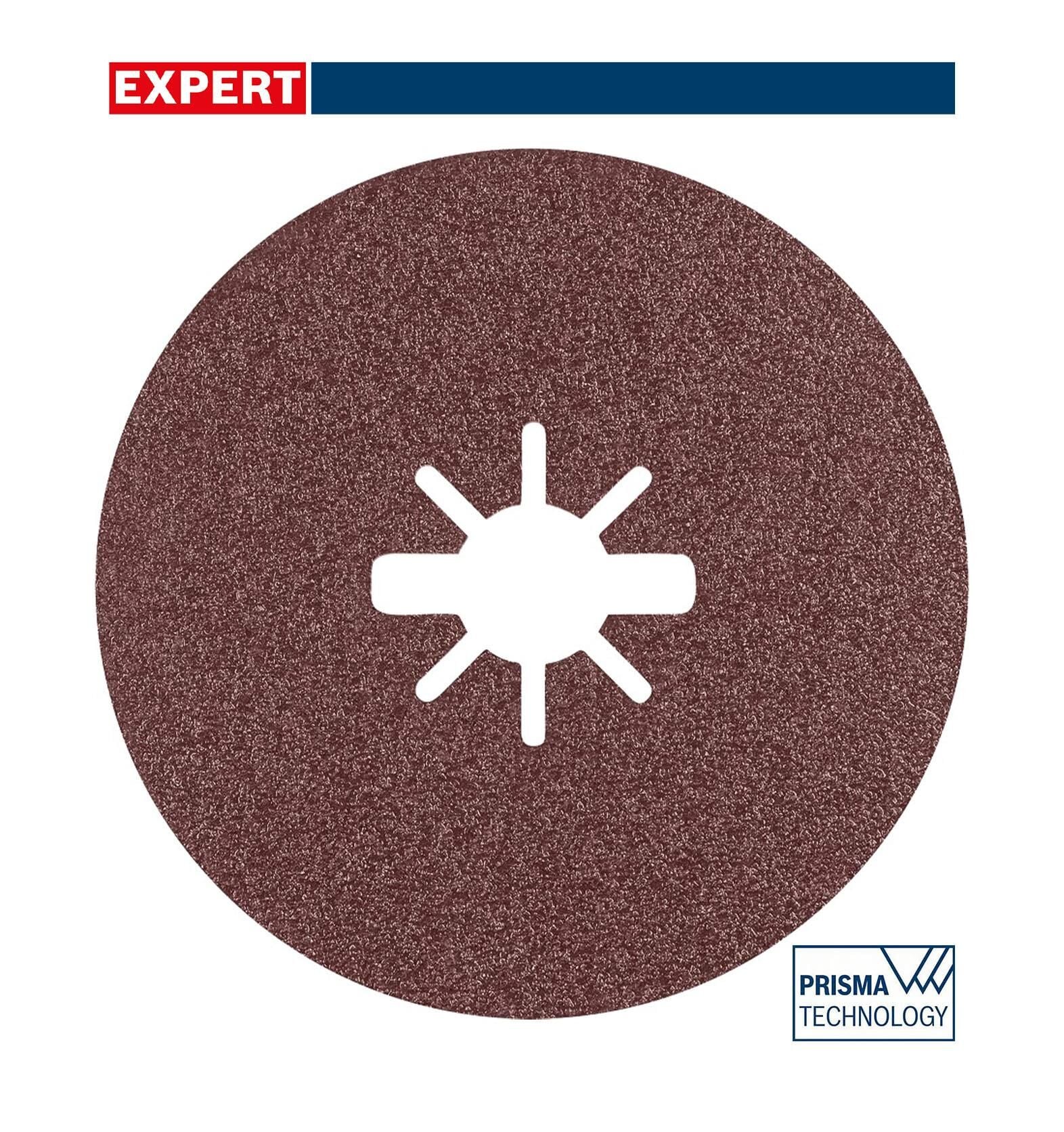 Bosch R781 Expert 125 mm 80 kum Metal Disk Zımpara 5'li 2608621784
