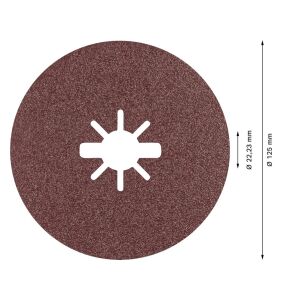 Bosch R781 Expert 125 mm 80 kum Metal Disk Zımpara 5'li 2608621784