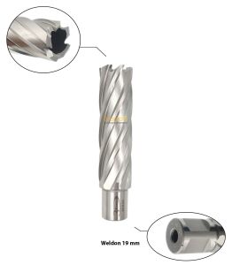 3Keego 24 x 75 mm HSS Uzun Manyetik Matkap Ucu SHC75