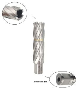 3Keego 24 x 75 mm HSS Uzun Manyetik Matkap Ucu SHC75