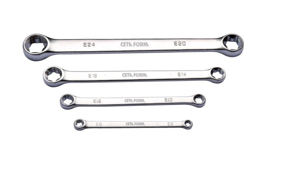 Ceta Form Dış Torx Anahtar Seti E6–E24 4 Parça B17-B04