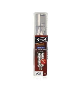 3Keego 21 x 75 mm HSS Uzun Manyetik Matkap Ucu SHC75