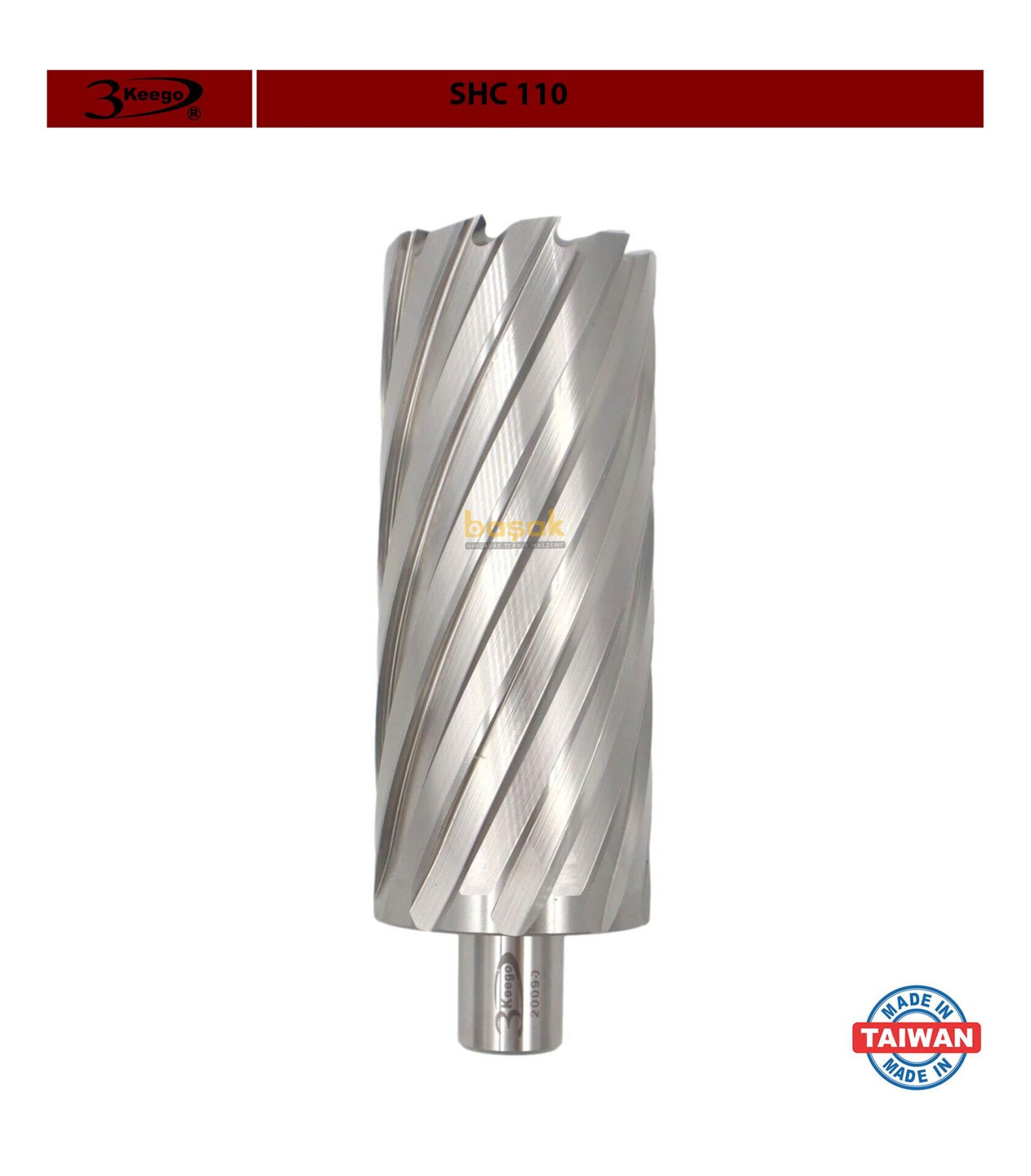 3Keego 50 x 110 mm HSS Uzun Manyetik Matkap Ucu SHC110