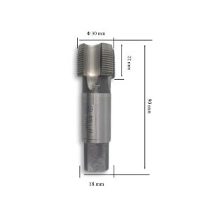 MTE M30x1,5 İnce Diş El Kılavuzu 2’li Takım HSS DIN 2181