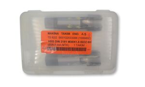 MTE M30x1,5 İnce Diş El Kılavuzu 2’li Takım HSS DIN 2181