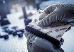 Bosch Expert W480 Web 320 kum Çok Amaçlı Elde Zımparalama Kağıdı 10'lu 2608902388