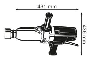 Bosch GDS 30 1'' Darbeli Somun Sıkma Makinesi 0601435103