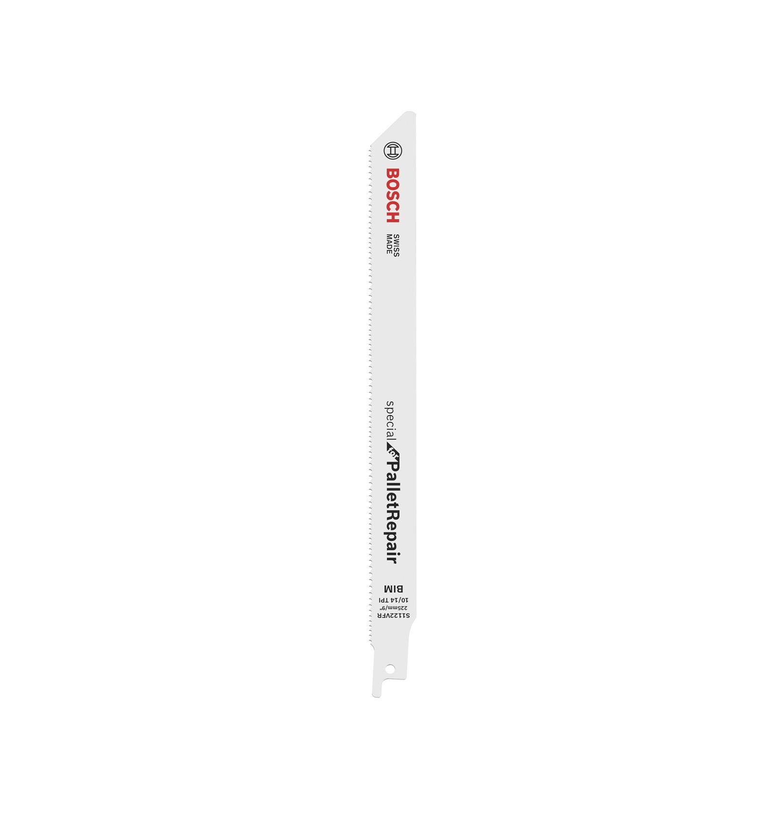 Bosch S 1122 VFR 165mm 5'li Çivili Palet Tamiri İçin Testere 2608658030