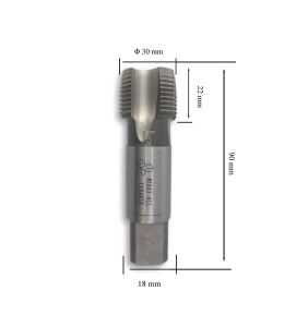 MTE M30x2 İnce Diş El Kılavuzu 2’li Takım HSS DIN 2181