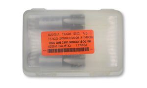 MTE M30x2 İnce Diş El Kılavuzu 2’li Takım HSS DIN 2181