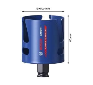 Bosch 64 mm Yapı Malzemeleri İçin Panç 2608900467