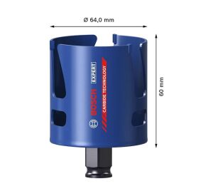 Bosch 64 mm Yapı Malzemeleri İçin Panç 2608900467