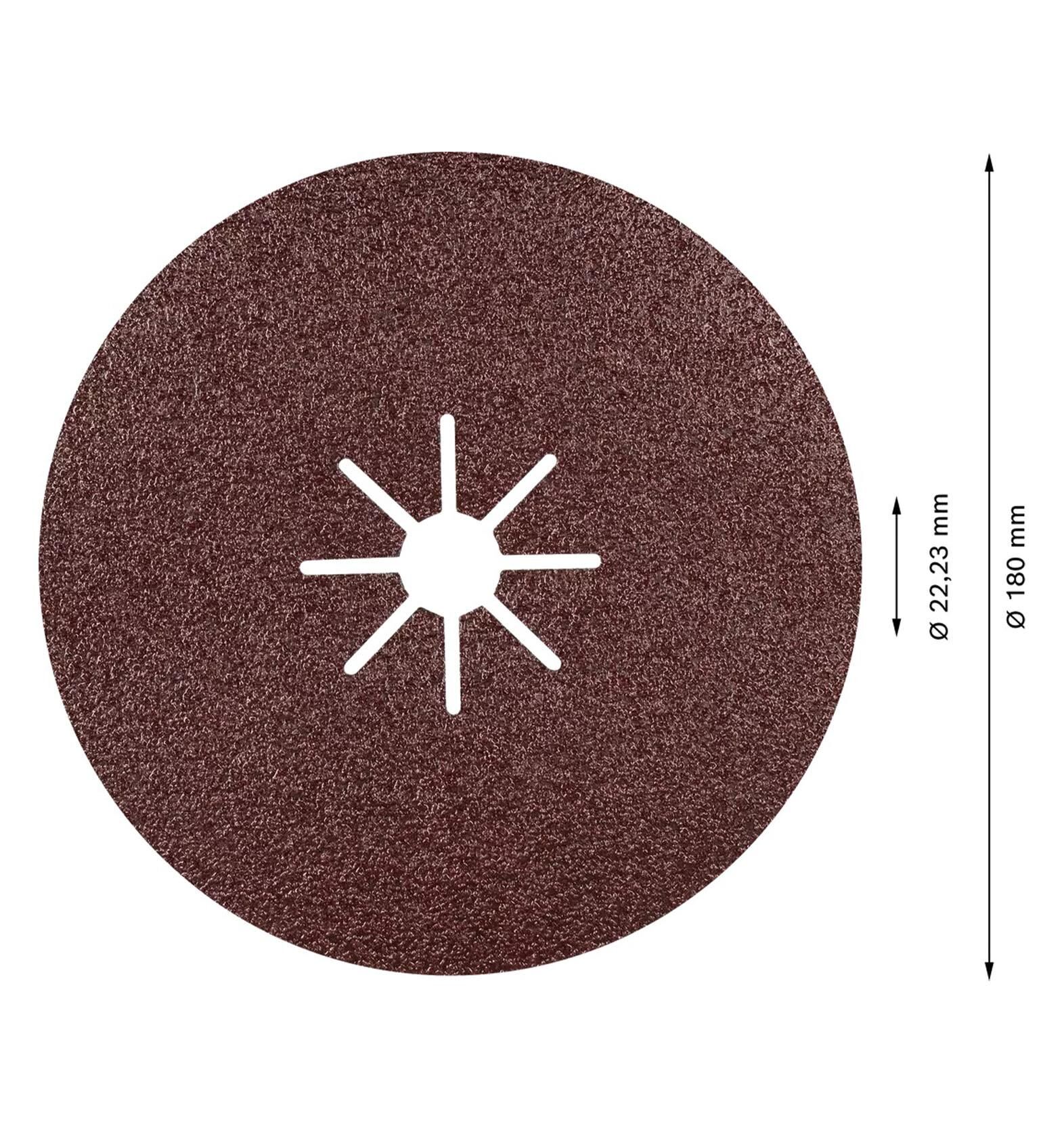 みや Bosch R781 Expert 180 mm 60 kum Metal Disk Zımpara 25'li