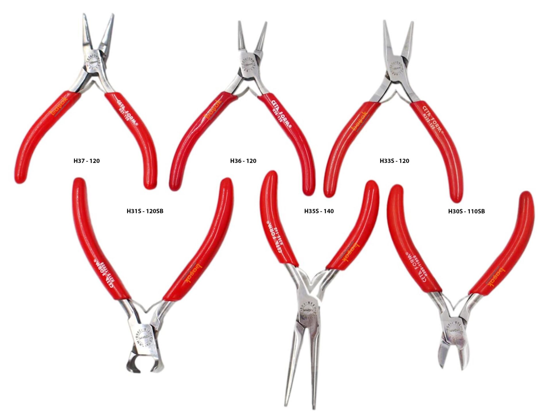 Ceta Form 6 Parça Elektronikçi Pense Takımı Deri Çantalı H30-W06