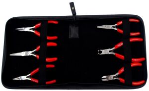 Ceta Form 6 Parça Elektronikçi Pense Takımı Deri Çantalı H30-W06