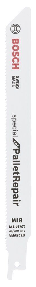 Bosch S 725 VFR 125mm 100'lü Az Titreşimli Palet Testeresi 2608658034