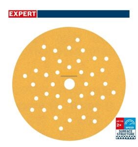 Bosch Expert C470 125 mm 220 kum Çok Delikli Zımpara Kağıdı 50'li 2608901131