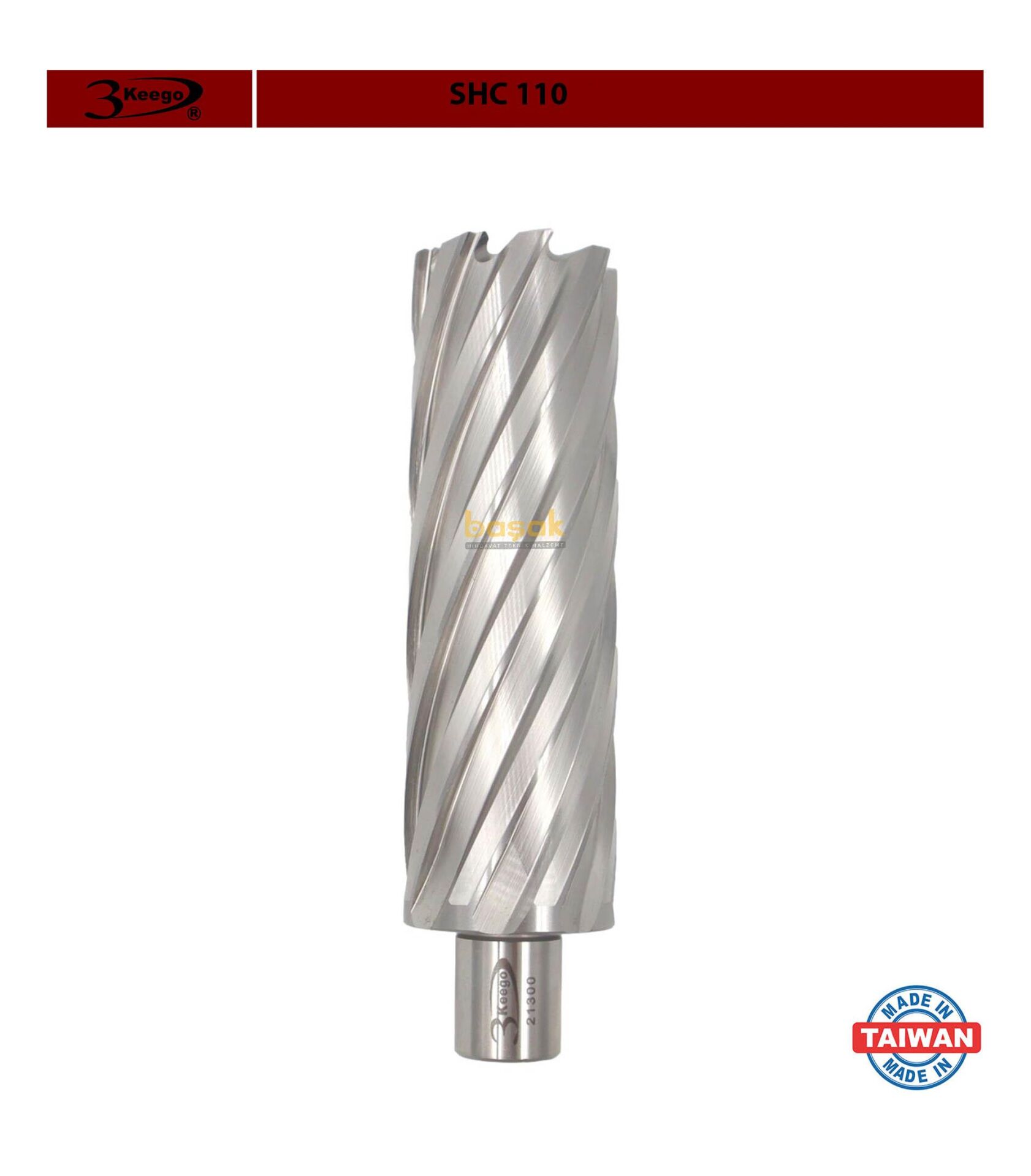 3Keego 38 x 110 mm HSS Uzun Manyetik Matkap Ucu SHC110