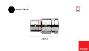 Ceta Form 10 mm Bitsler İçin Lokma 1/2’’ BT/8008