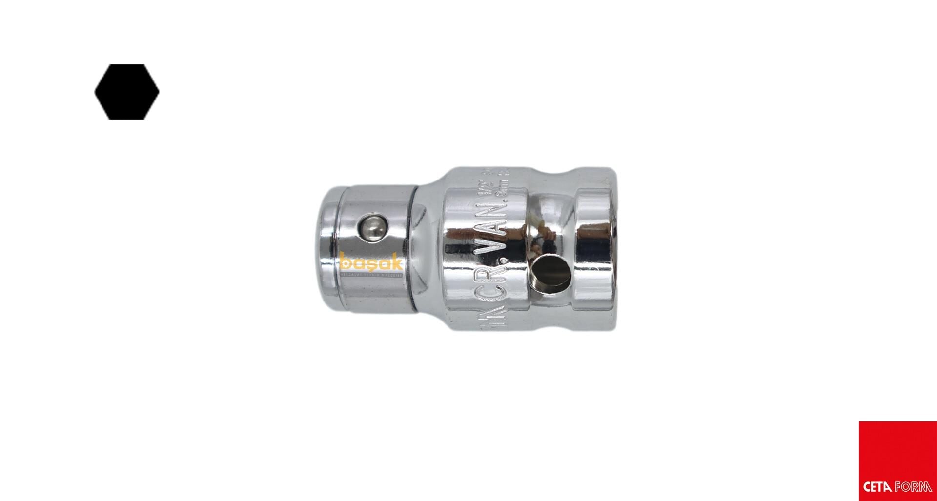 Ceta Form 10 mm Bitsler Uçlar için 1/2 Lokma Adaptörü’ BT/8008
