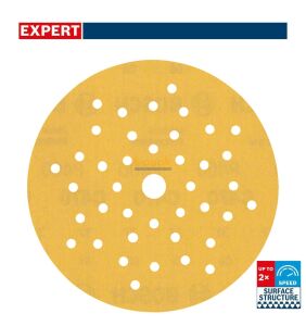 Bosch Expert C470 125 mm 400 kum Çok Delikli Zımpara Kağıdı 50'li 2608901134