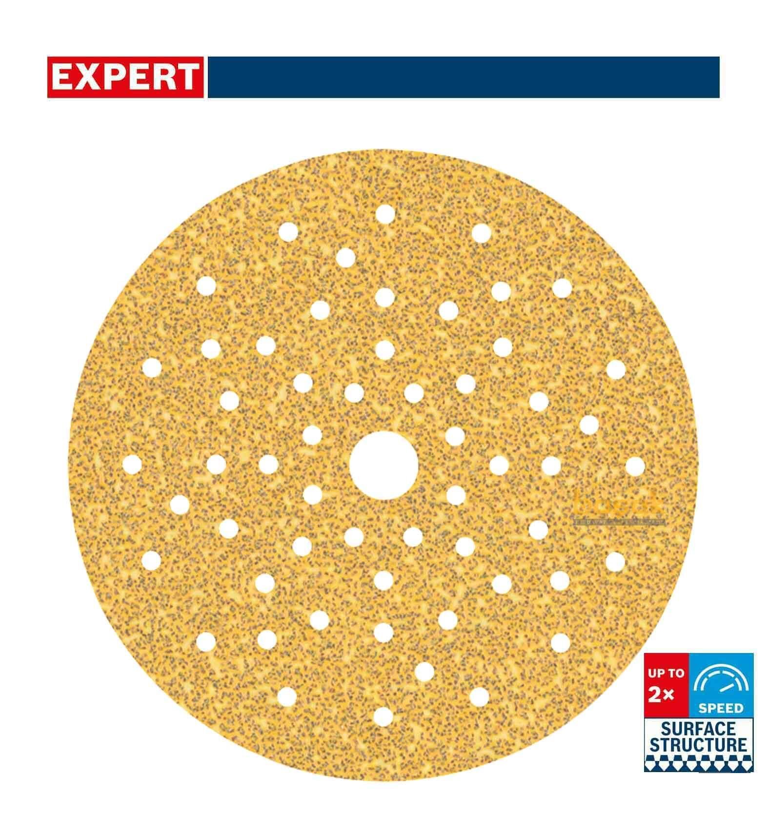Bosch Expert C470 150 mm 40 kum Çok Delikli Zımpara Kağıdı 50'li 2608901135