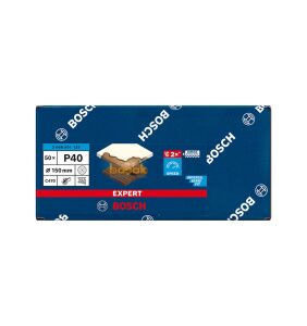 Bosch Expert C470 150 mm 40 kum Çok Delikli Zımpara Kağıdı 50'li 2608901135