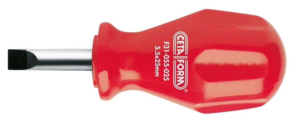 Ceta Form 4x25mm Topaç Düz Tornavida 4100/TP40M