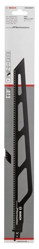 Bosch S 2013 AWP 300mm Elyaflı Yalıtım Malzemeleri İçin Testere 2608635529