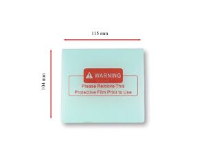 P200-P850-P950 Maske Lensi 104 x115 x 1 mm Dış Sacit