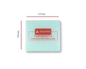 P200-P850-P950 Maske Lensi 104 x115 x 1 mm Dış Sacit