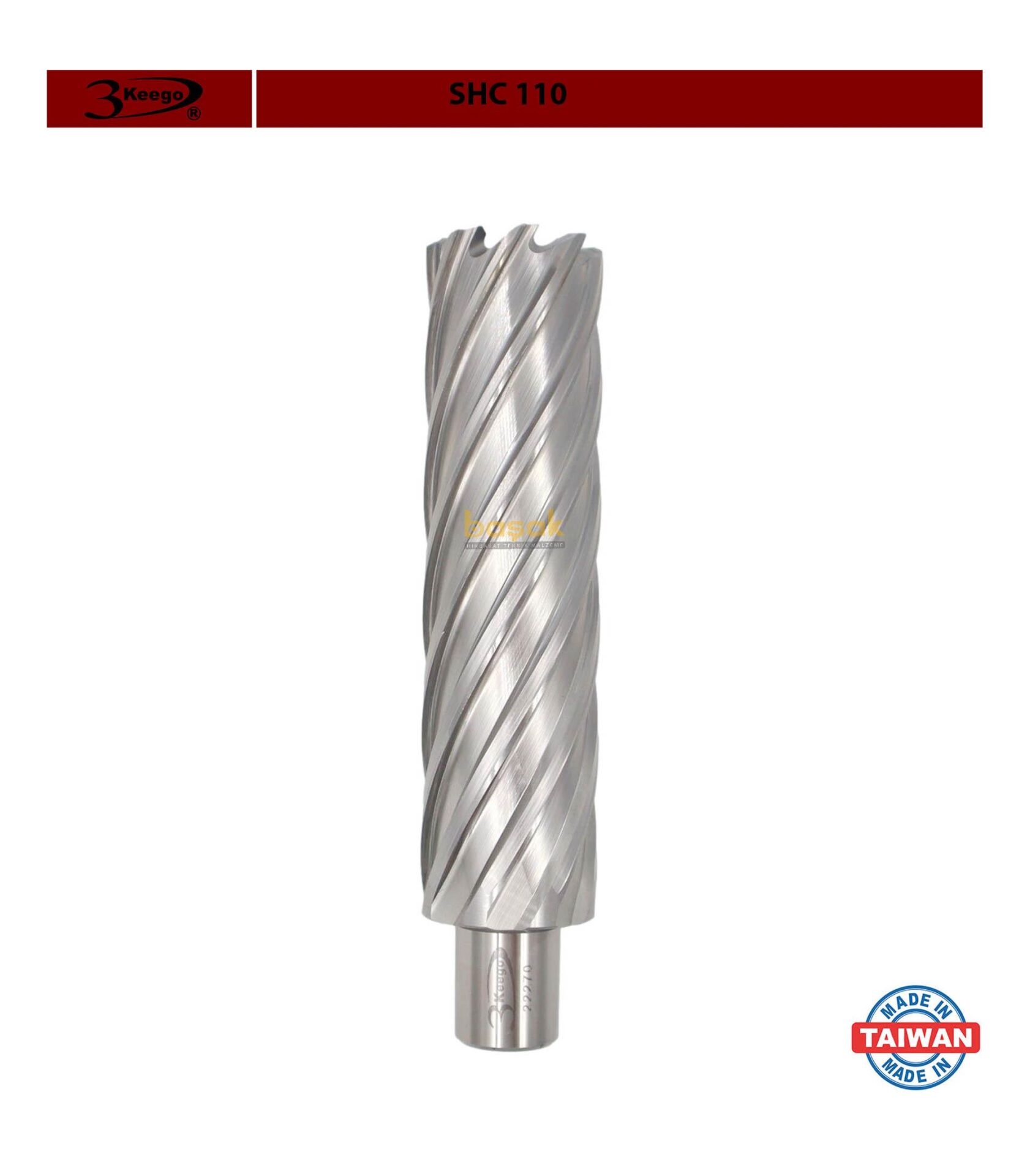 3Keego 32 x 110 mm HSS Uzun Manyetik Matkap Ucu SHC110