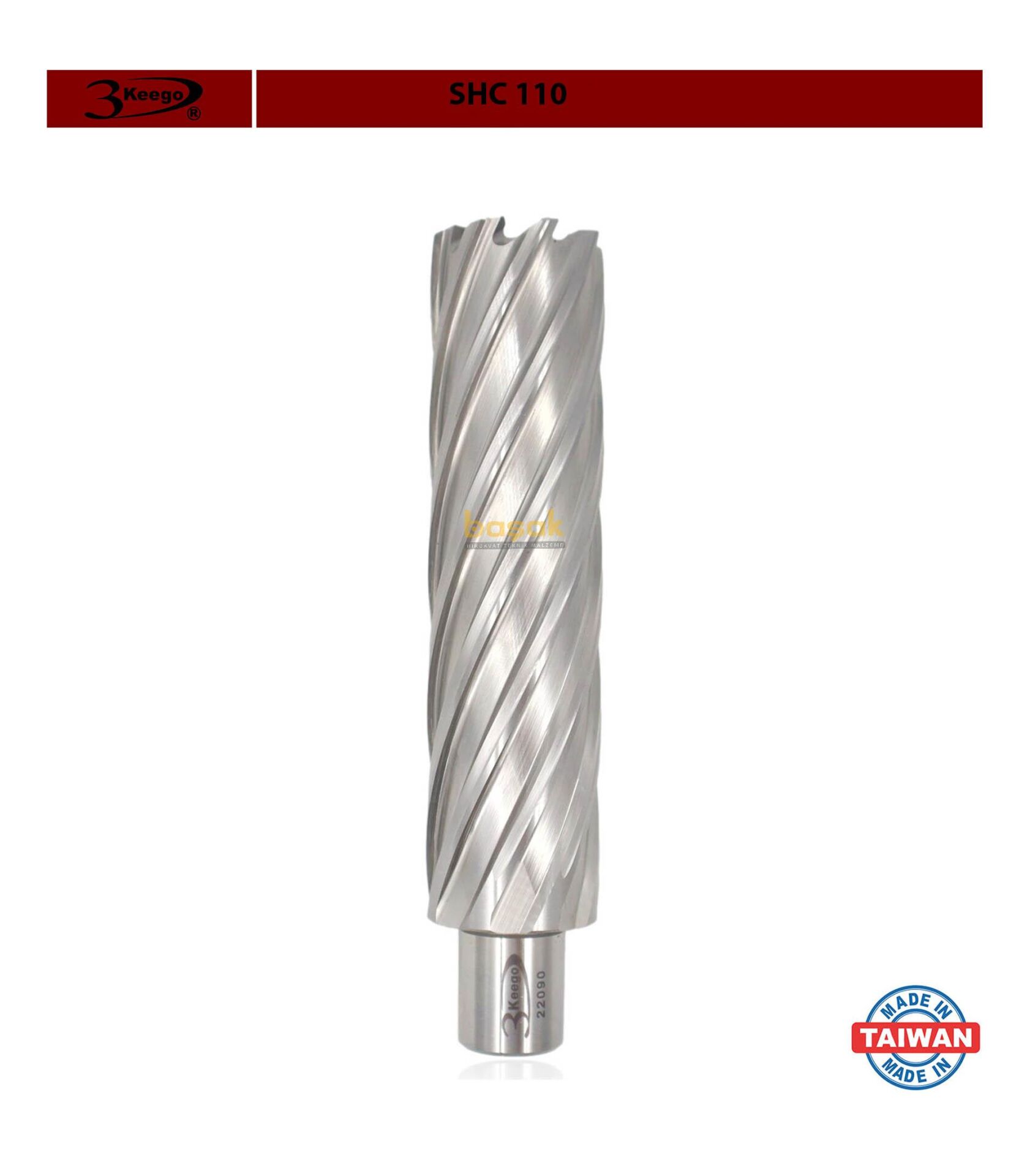 3Keego 31 x 110 mm HSS Uzun Manyetik Matkap Ucu SHC110