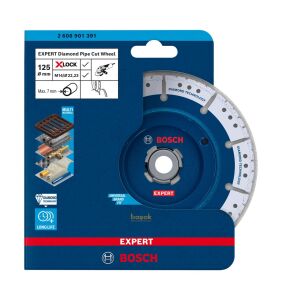 Bosch 125 mm Flanşlı Elmas Boru Kesme Testeresi 2608901391