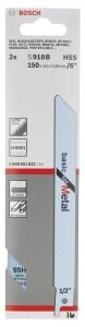 Bosch S 918 BF 100mm 2'li Metal Panter Testere Bıçağı 2608651821
